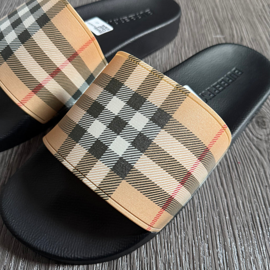 Burberry Furley Checked Slide
