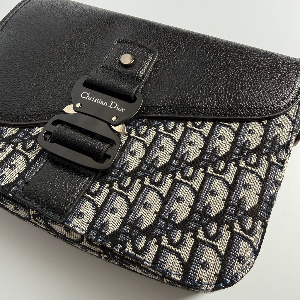 Christian Dior Medium Saddle Messenger Bag with Flap
