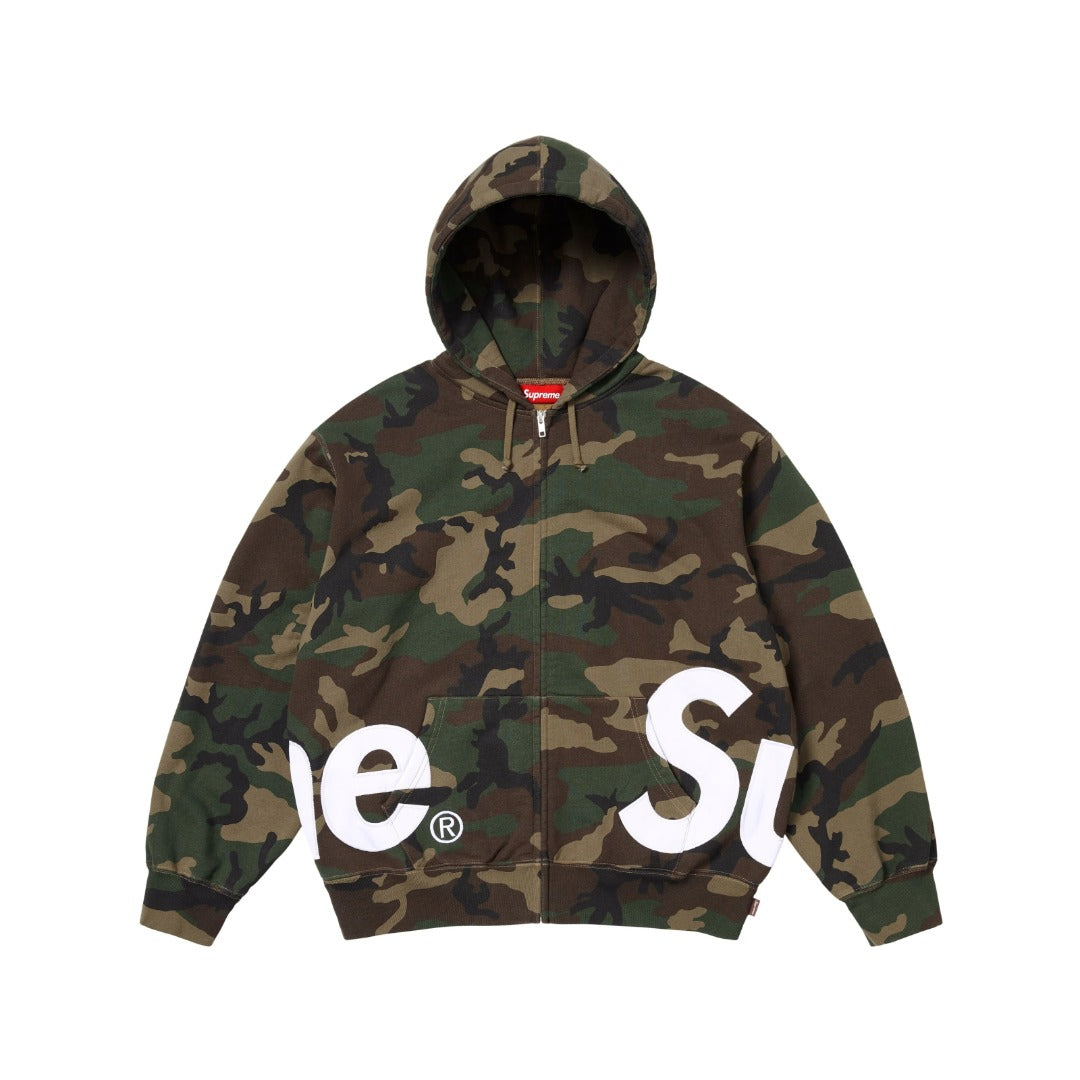 Supreme 25SS Big Logo Zip Ip Hoodie