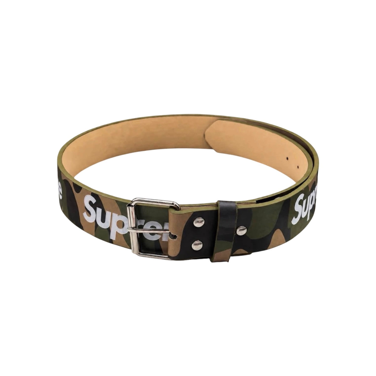 Supreme Repeat Leather Belt