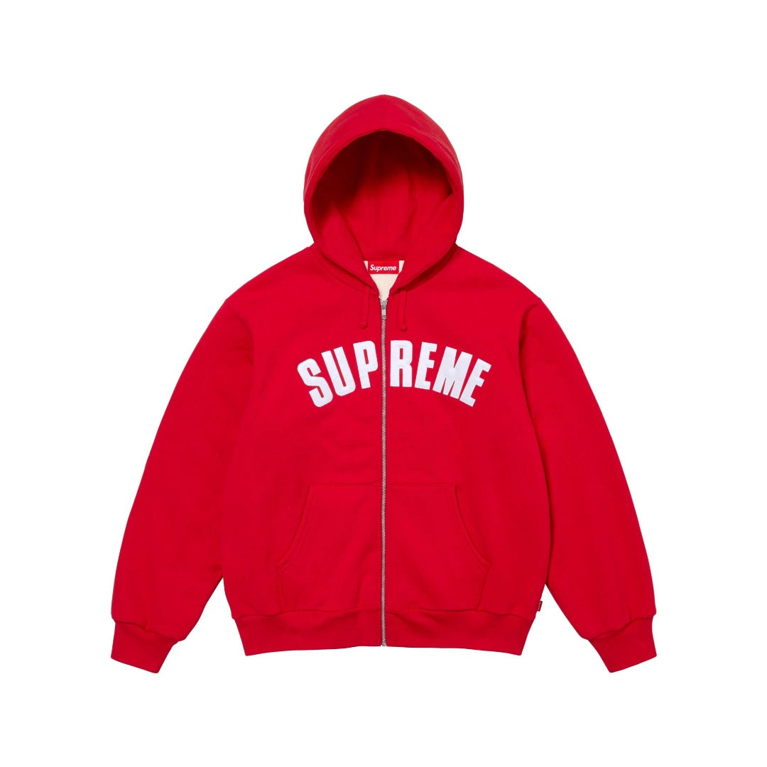 Supreme Arc Thermal Lined Zip Up Hooded Sweatshirt