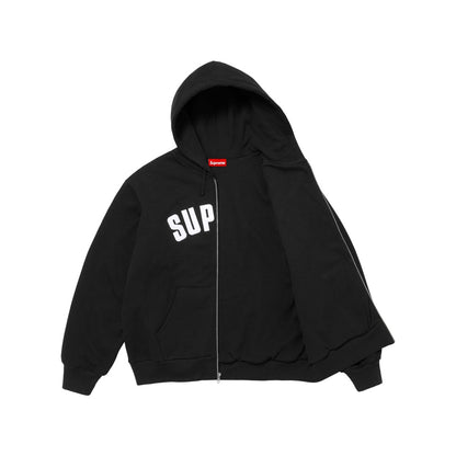 Supreme Arc Thermal Lined Zip Up Hooded Sweatshirt