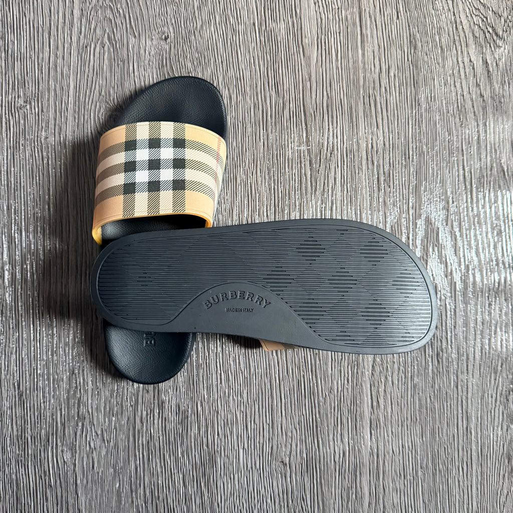 Burberry Furley Checked Slide