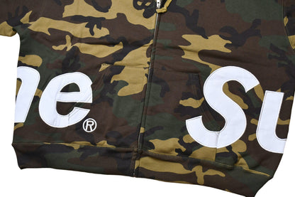 Supreme 25SS Big Logo Zip Ip Hoodie