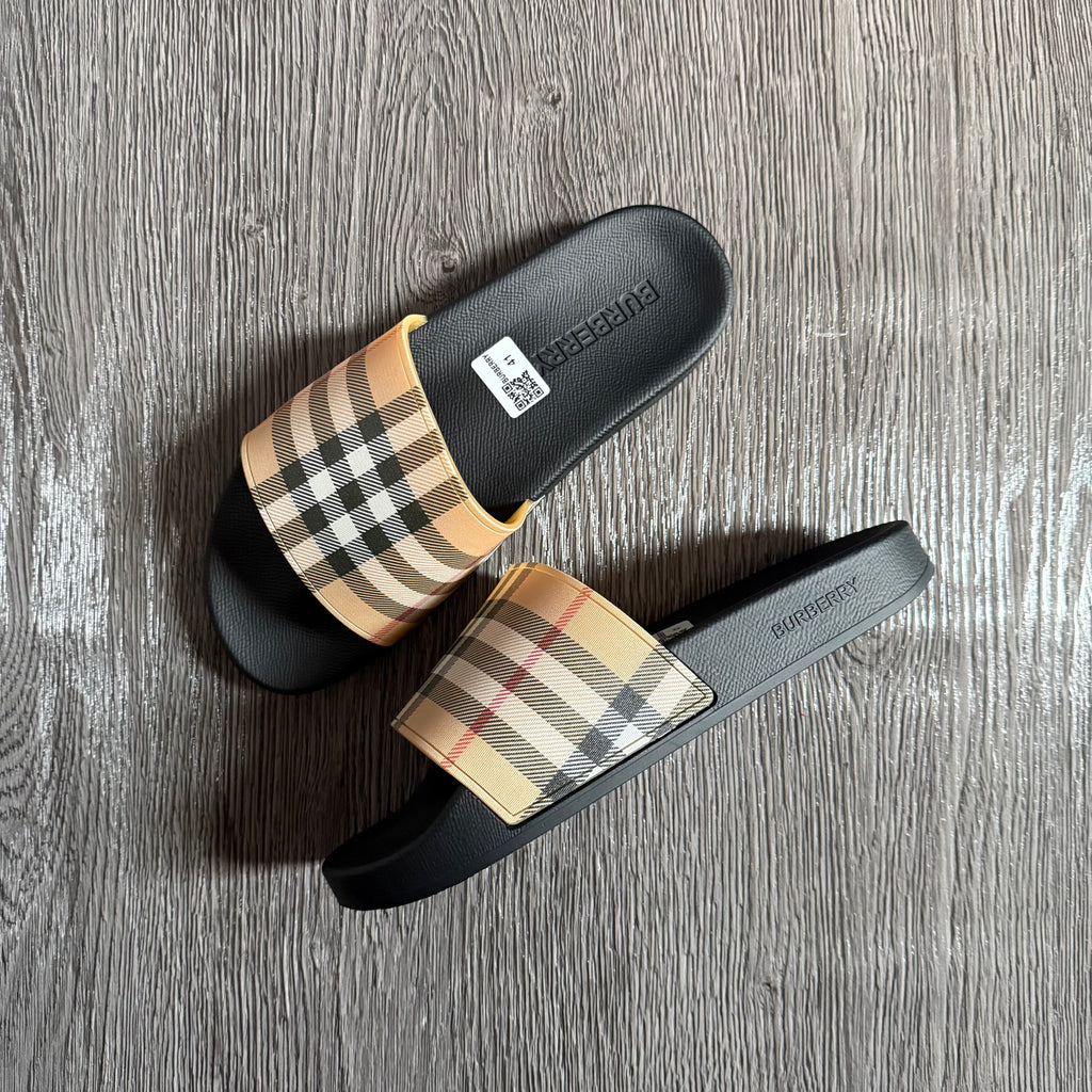 Burberry Furley Checked Slide