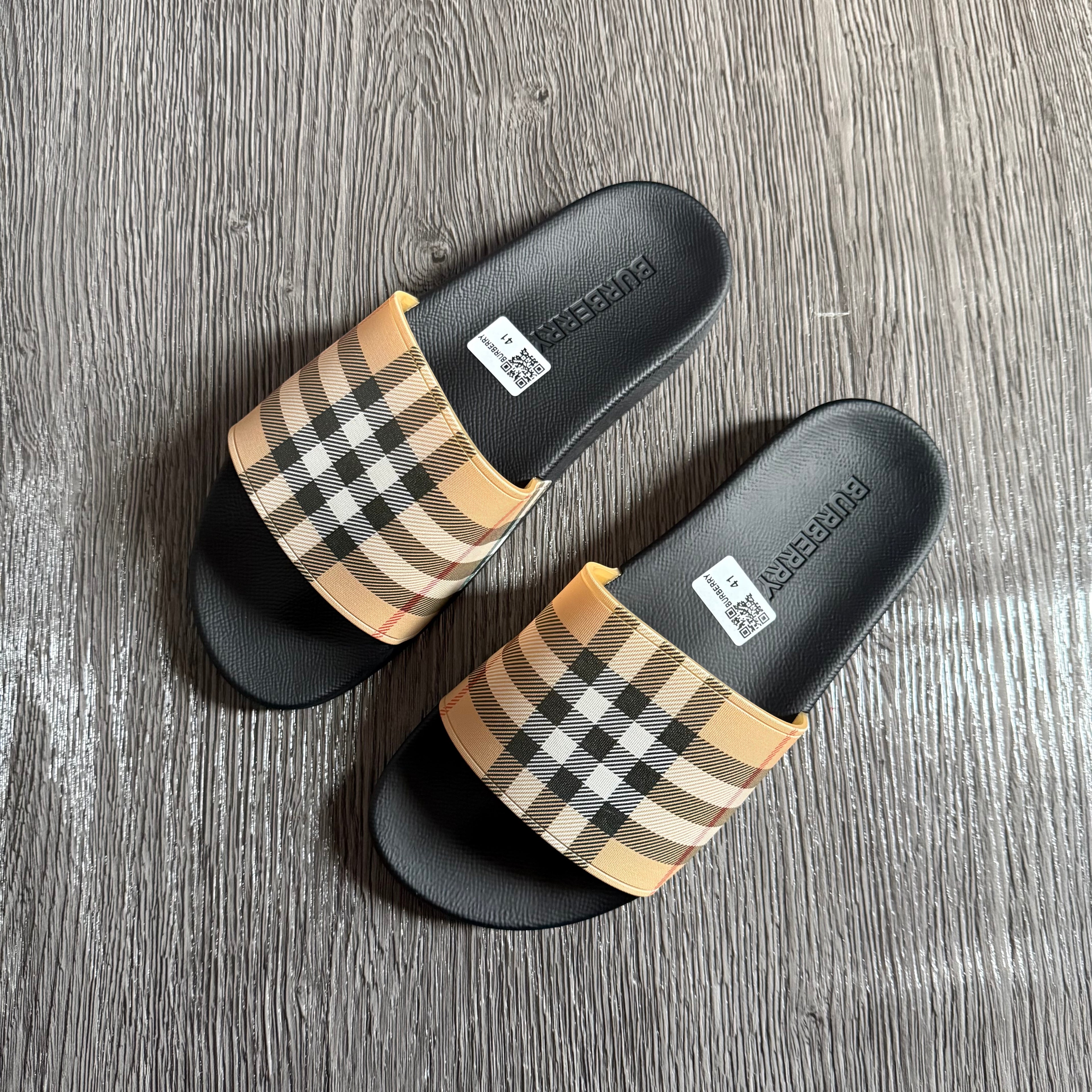 Burberry Furley Checked Slide
