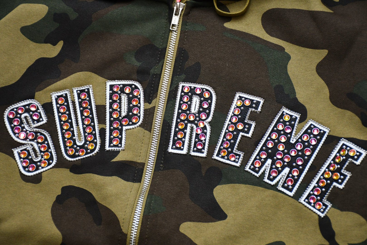 Supreme x b.b. Simon Zip Up Hooded Sweatshirt