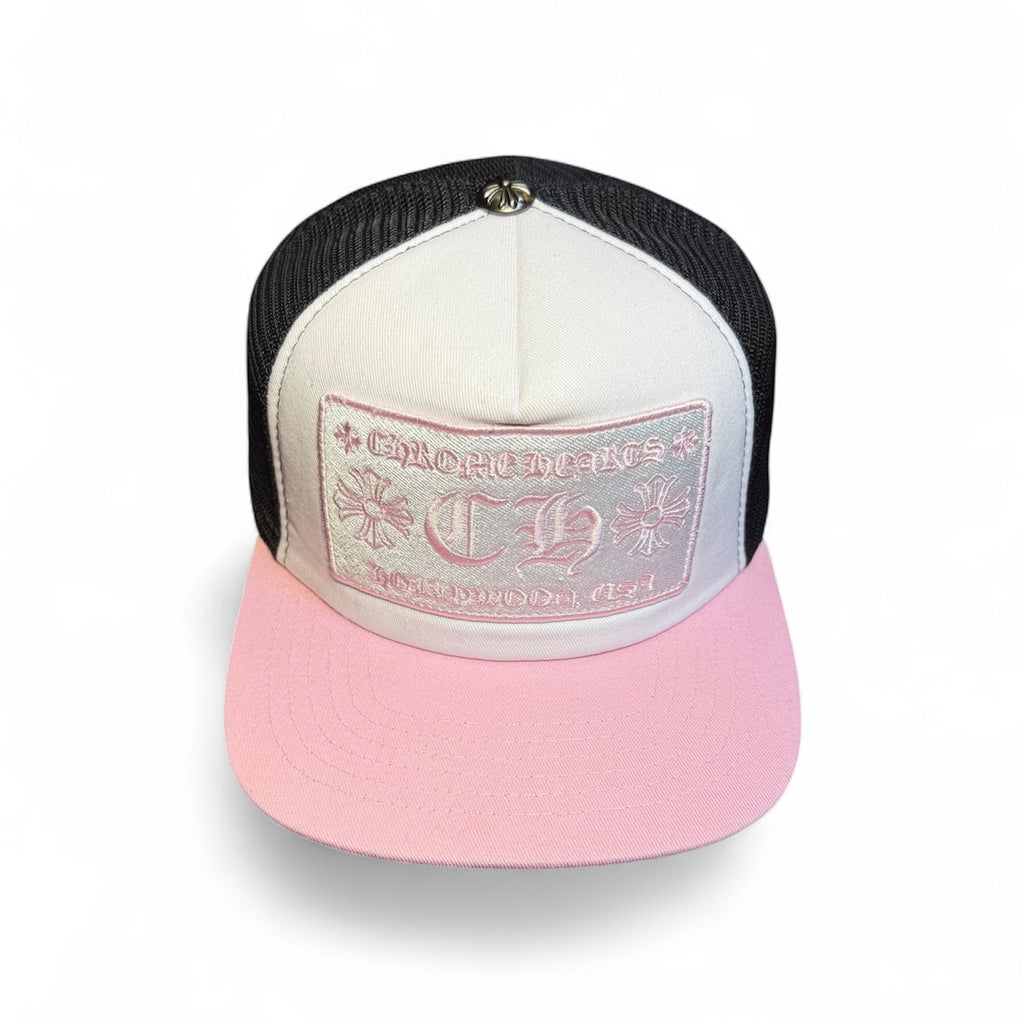 Chrome Hearts Pink ‘Hollywood’ Trucker Hat