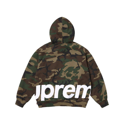 Supreme 25SS Big Logo Zip Ip Hoodie