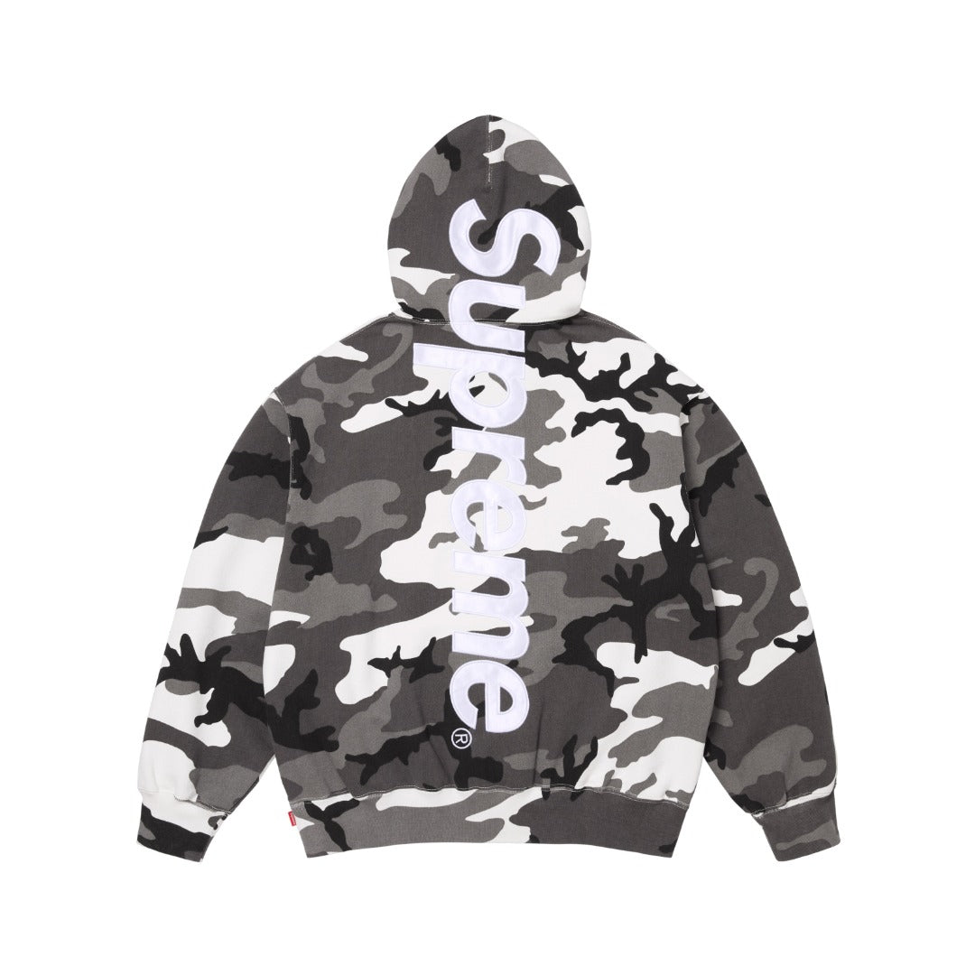 Supreme 26SS Satin Appliqué Hooded Sweatshirt
