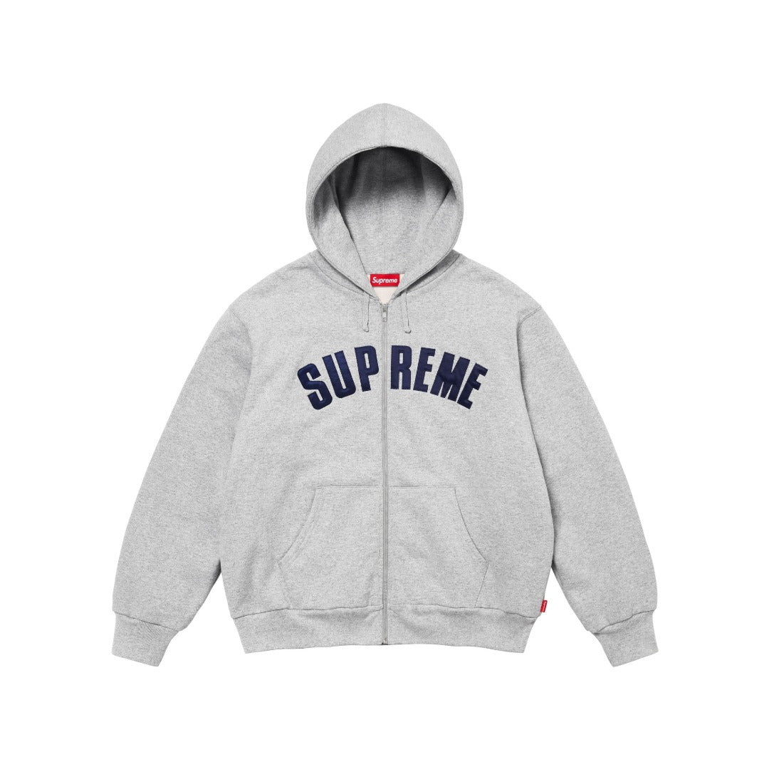 Supreme Arc Thermal Lined Zip Up Hooded Sweatshirt