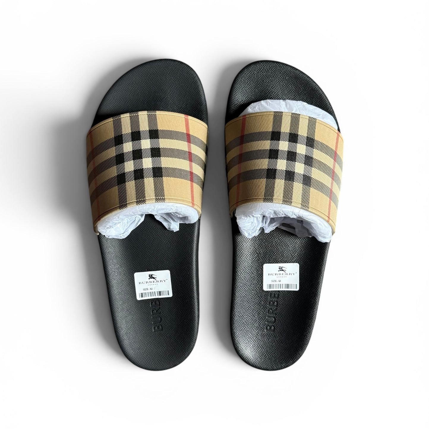 Burberry Furley Checked Slide