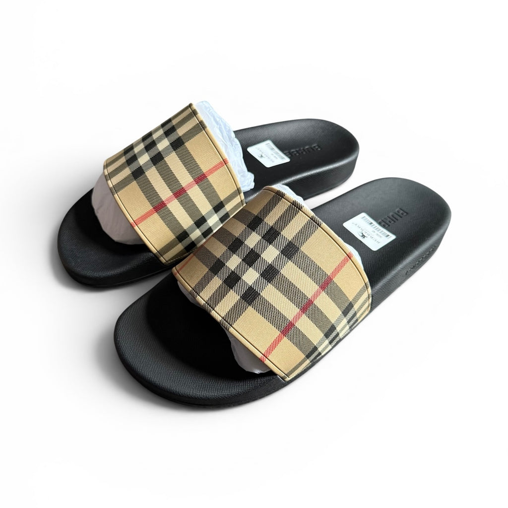 Burberry Furley Checked Slide