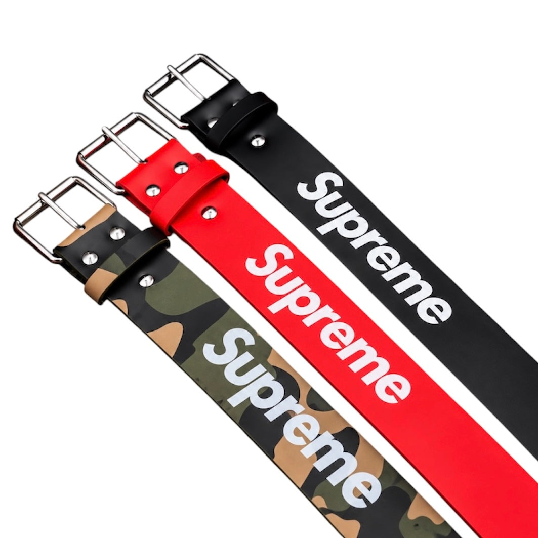 Supreme Repeat Leather Belt